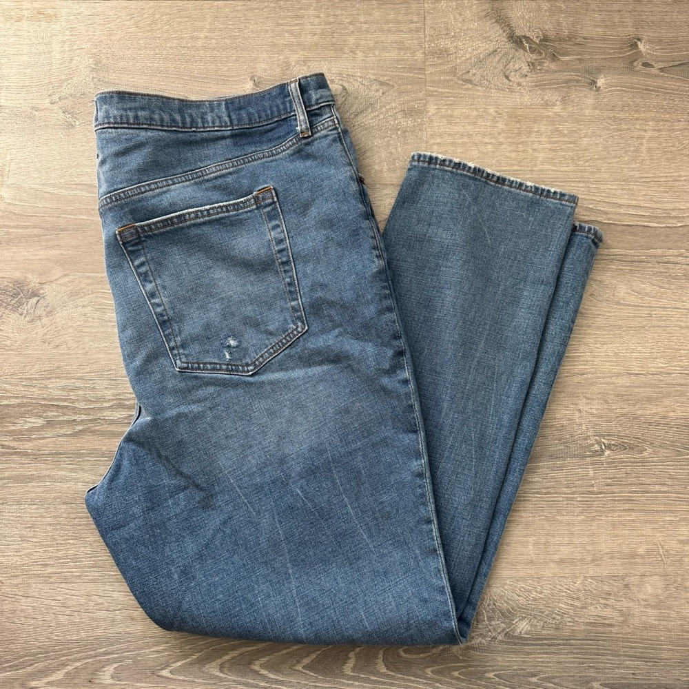 Abercrombie & Fitch The 90’s slim straight Blue Straight Jeans
